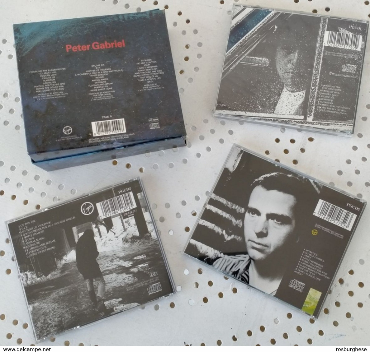 Peter Gabriel Collectors' Edition box 3 CD PICTURE nuovi