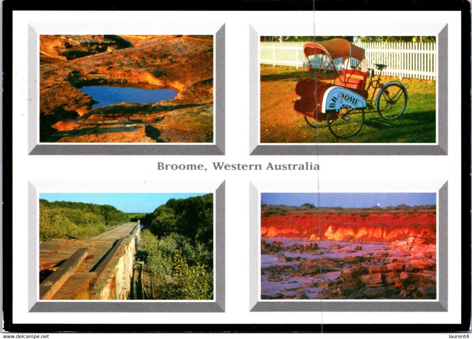 (3 Oø 21) Australia - WA  (posted With Possum Stamp) Broome - Broome