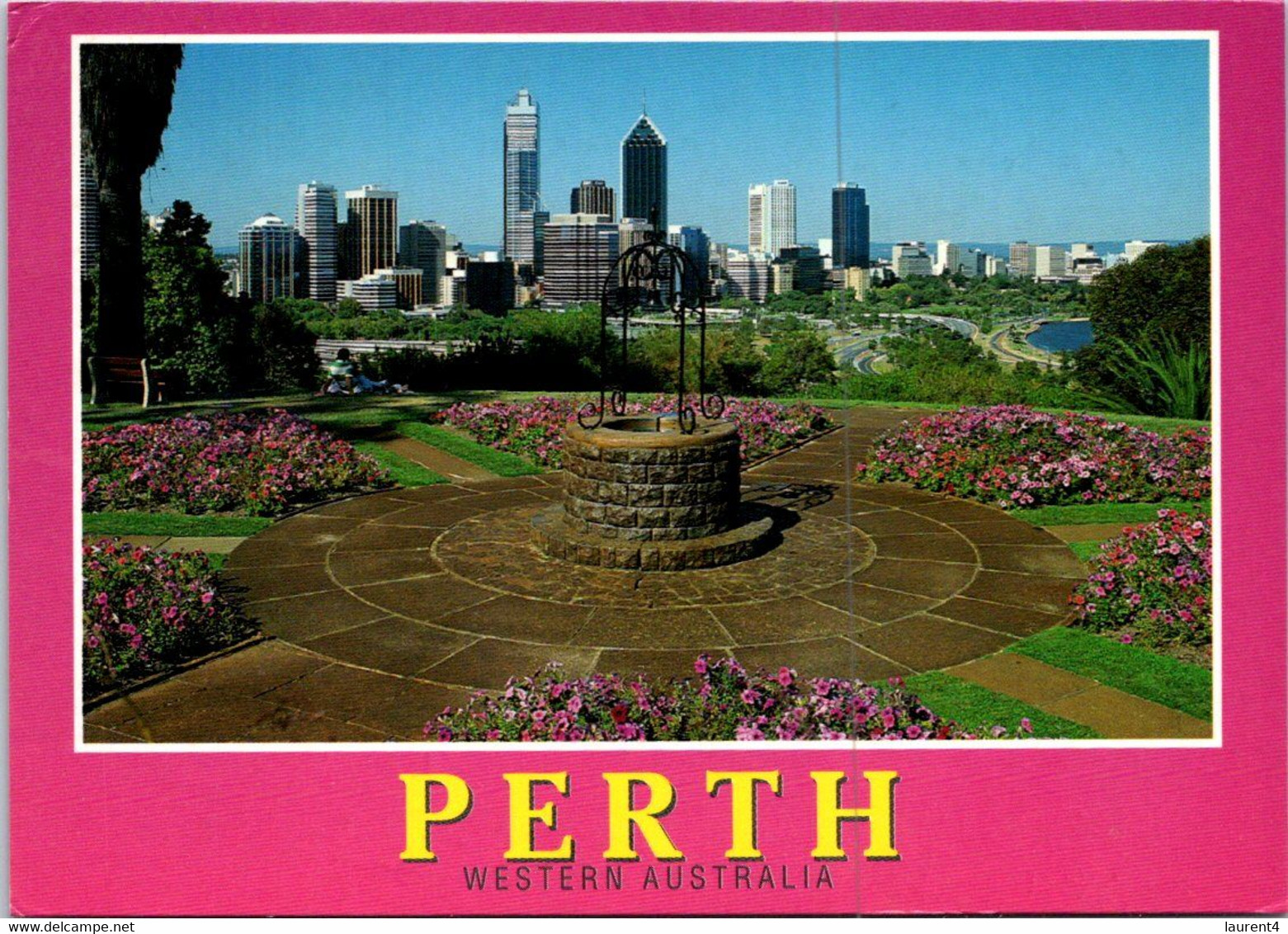 (3 Oø 21) Australia - WA  (posted With Cartoon Stamp) Perth - Perth