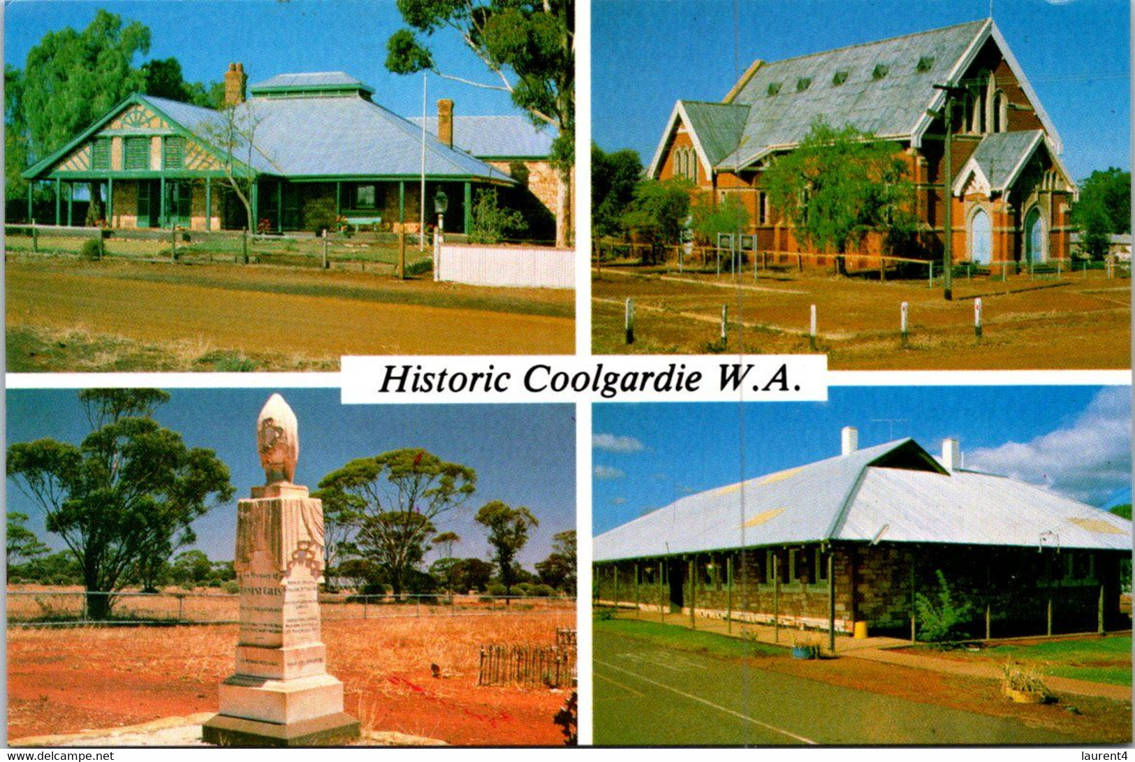 (3 Oø 21) Australia - WA  (posted With Lion Stamp) Historic Coolgardie - Kalgoorlie / Coolgardie