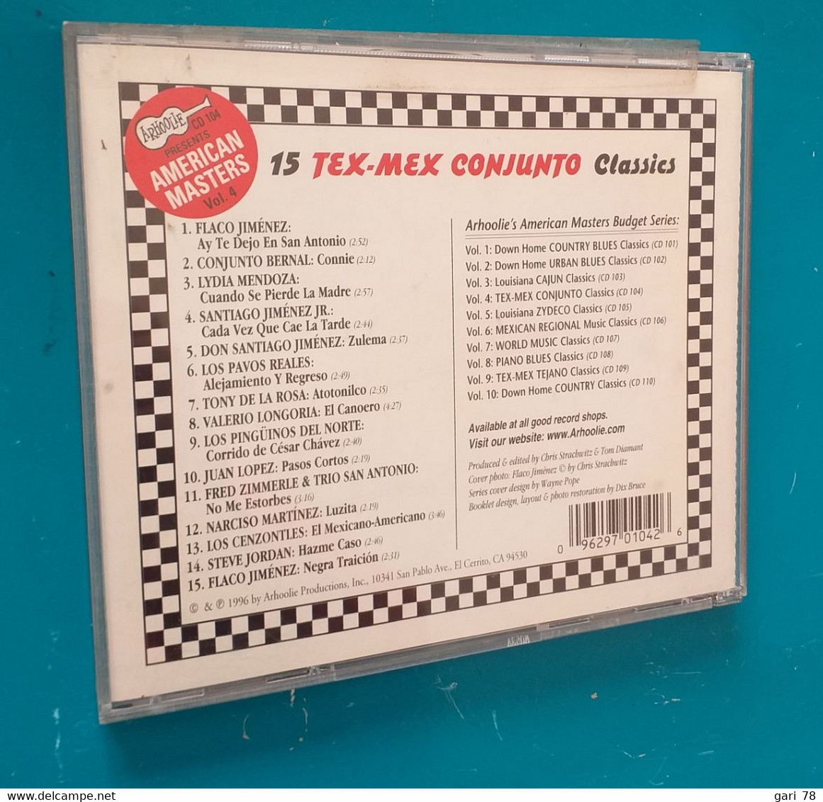 CD 15 TEX MEX CONJUNTO Classics - Musiques Du Monde