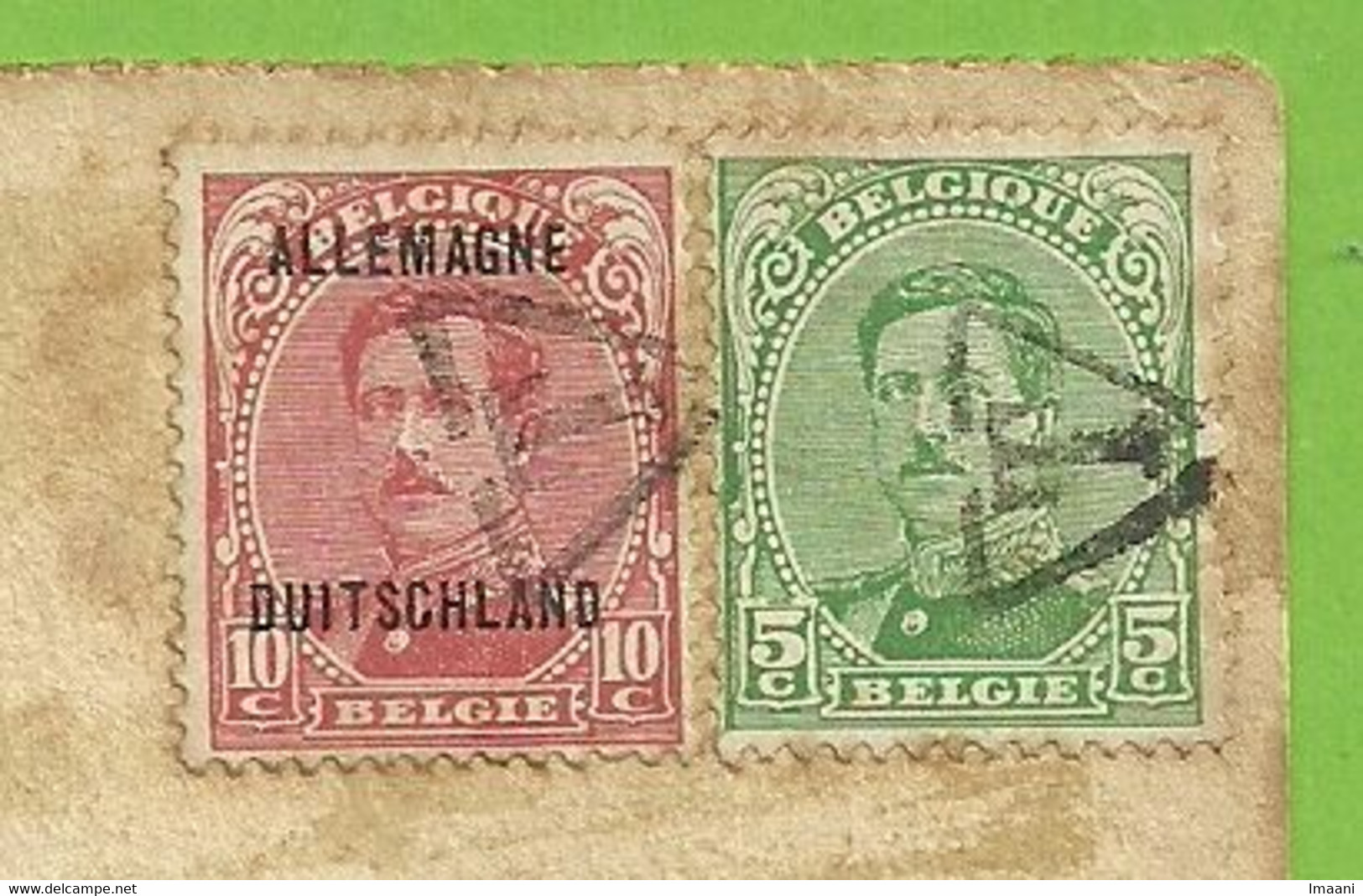 137+BZ 42 Op Kaart (Koln) Stempel PMB 6 Op 29/6/20 Naar PARIS,(taxe) 20cent , Belgische Zegels Ontwaard "T" !!taxe (4261 - OC38/54 Belgian Occupation In Germany