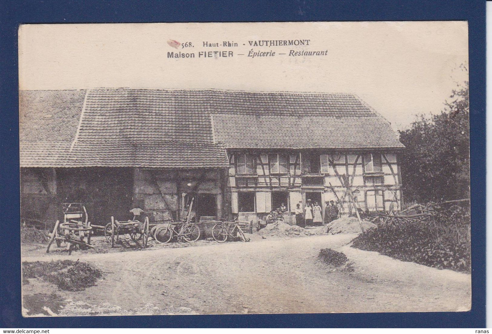 CPA [90] Territoire De Belfort > Vauthiermont écrite Commerce Shop Cycle - Sonstige & Ohne Zuordnung