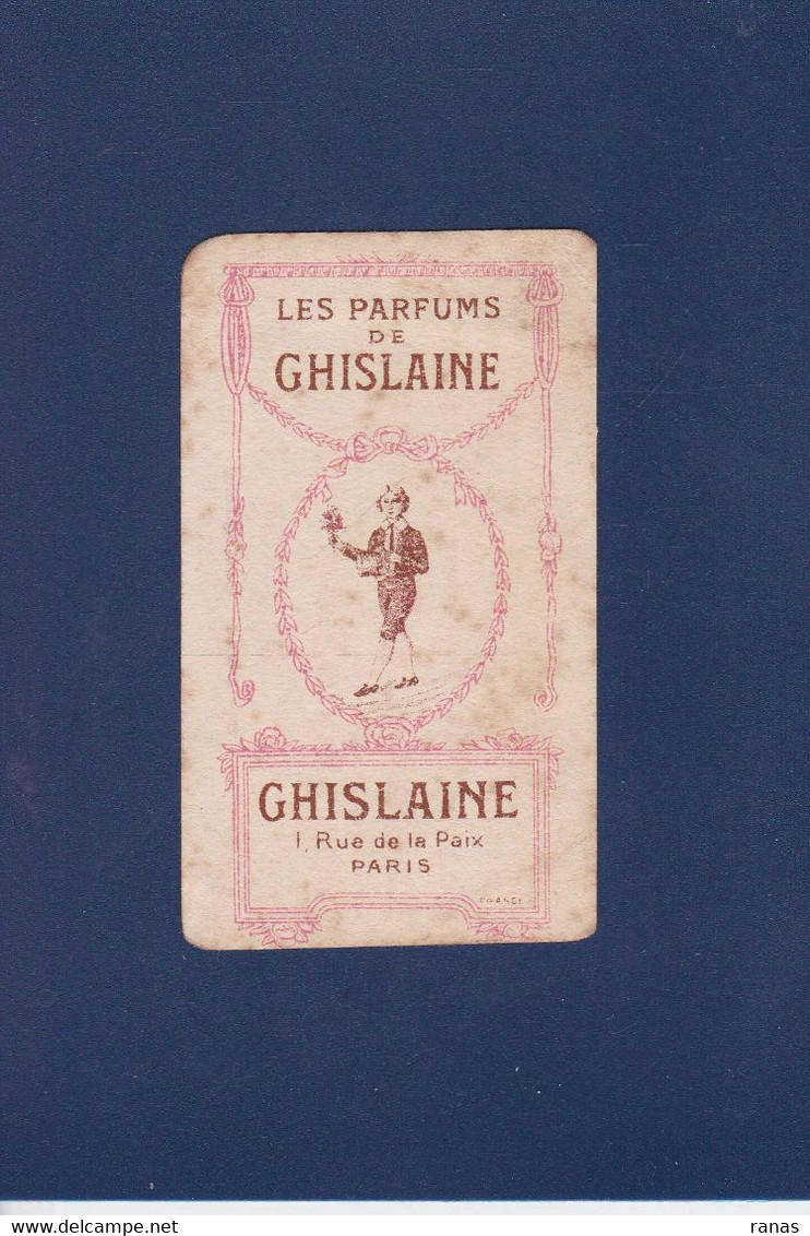 Carte Parfumée > Ancienne Les Parfums De Ghislaine Voir Dos MACON - Vintage (until 1960)