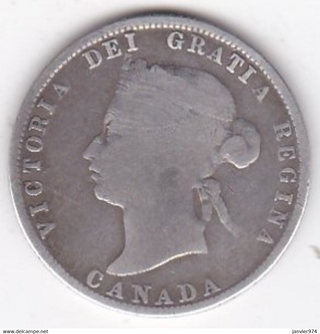 Canada, 25 Cents 1872 H  ,Victoria, En Argent, KM# 5 - Canada