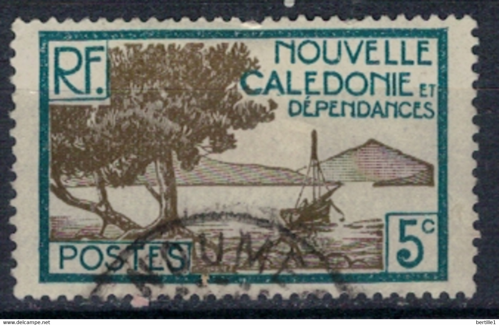 NOUVELLE CALEDONIE         N°  YVERT 142   OBLITERE     ( OB    07/ 03) - Usati