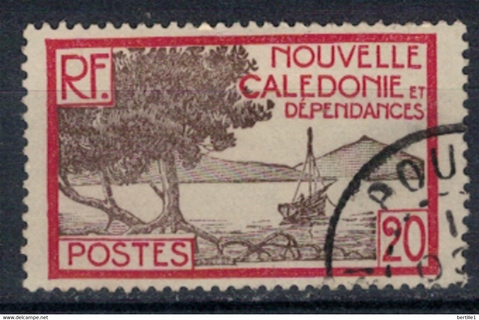 NOUVELLE CALEDONIE         N°  YVERT 145 OBLITERE     ( OB    07/ 04) - Gebraucht