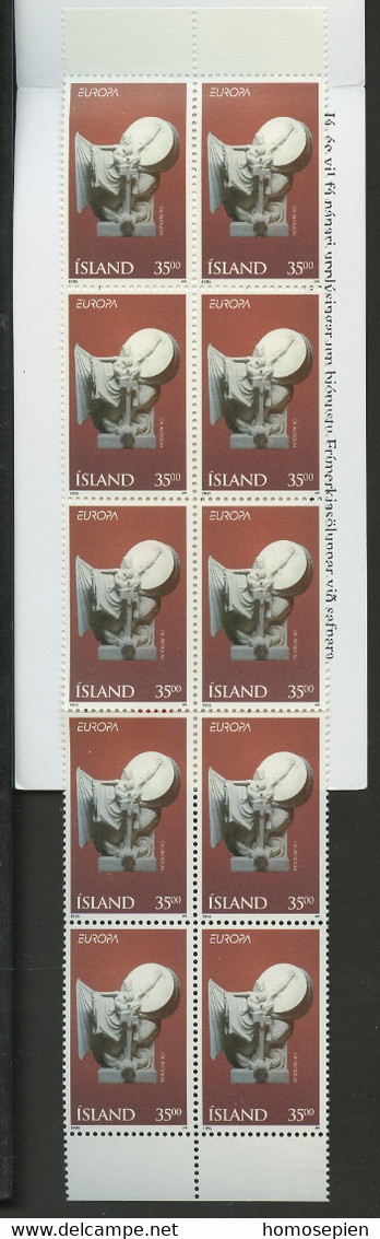 Islande - Island - Iceland Carnet 1995 Y&T N°C777 - Michel N°MH826 *** - 35k EUROPA - Booklets