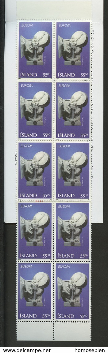 Islande - Island - Iceland Carnet 1995 Y&T N°C778 - Michel N°MH827 *** - 55k EUROPA - Booklets