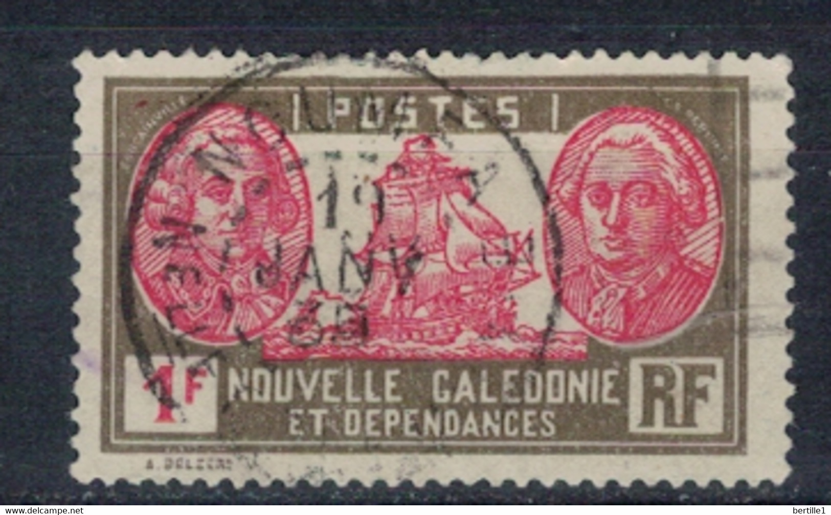 NOUVELLE CALEDONIE         N°  YVERT 154 OBLITERE     ( OB    07/ 06 ) - Used Stamps