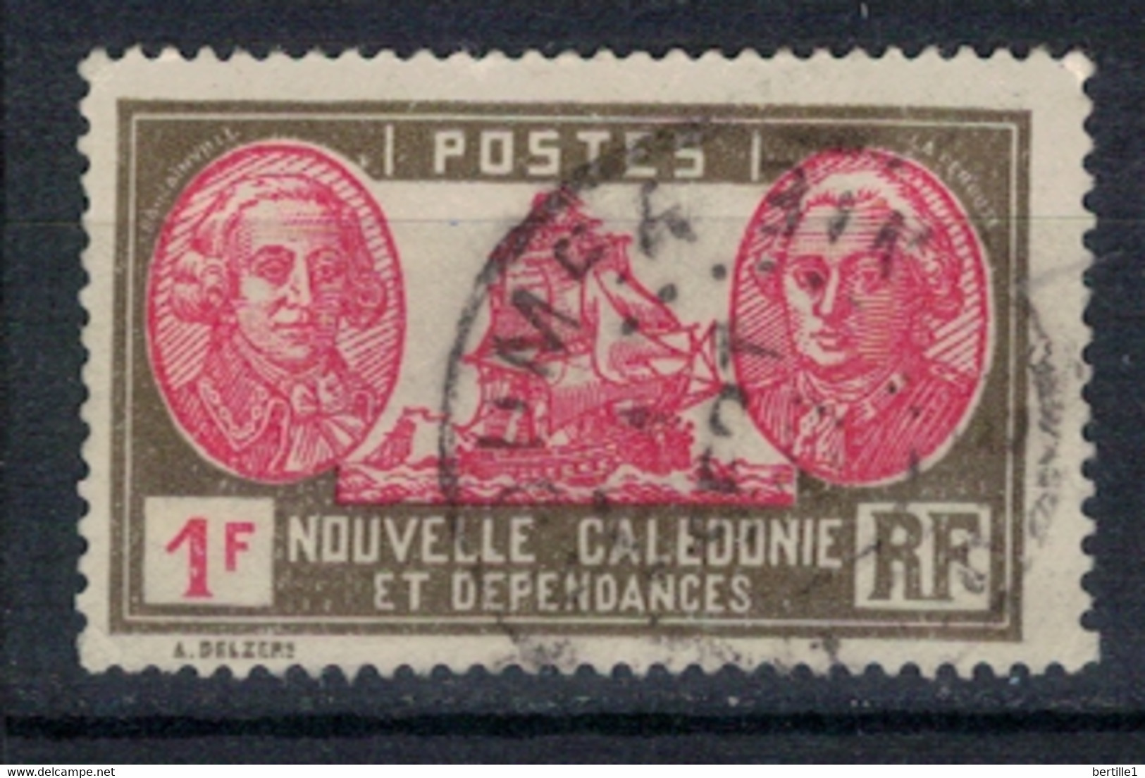 NOUVELLE CALEDONIE         N°  YVERT 154 (4)  OBLITERE     ( OB    07/ 07 ) - Used Stamps