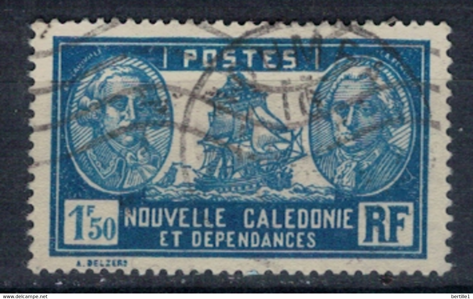 NOUVELLE CALEDONIE         N°  YVERT 156  OBLITERE     ( OB    07/ 07 ) - Used Stamps