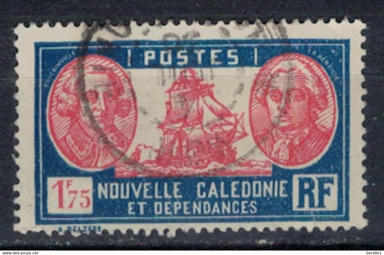 NOUVELLE CALEDONIE         N°  YVERT 156 A OBLITERE     ( OB    07/ 07 ) - Used Stamps
