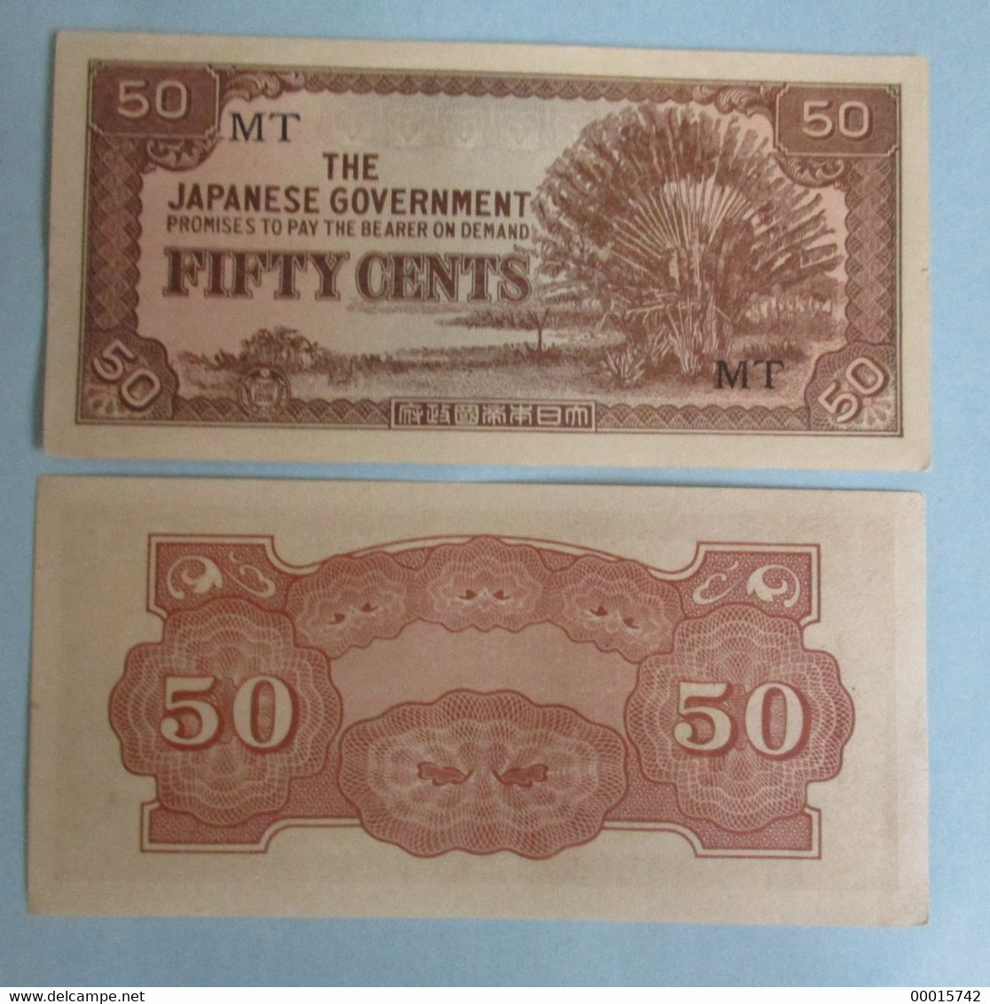 MALAYA JAPANESE OCCUPATION 50 CENTS + 1 DOLLAR + 10 DOLLAR 1942 WWII P-M4b UNC  D-1237 - Malaysia