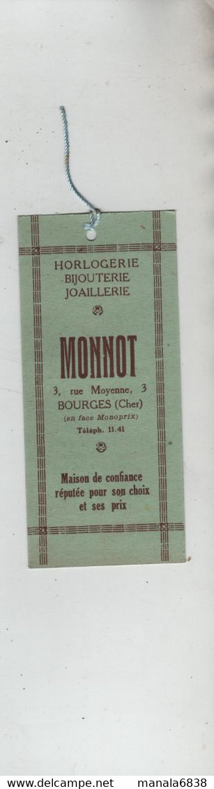 Marbrerie Lacroix Bourges Cheminées Monuments Plaques Gravées Monnot Horlogerie Bijouterie Joaillerie - Bookmarks