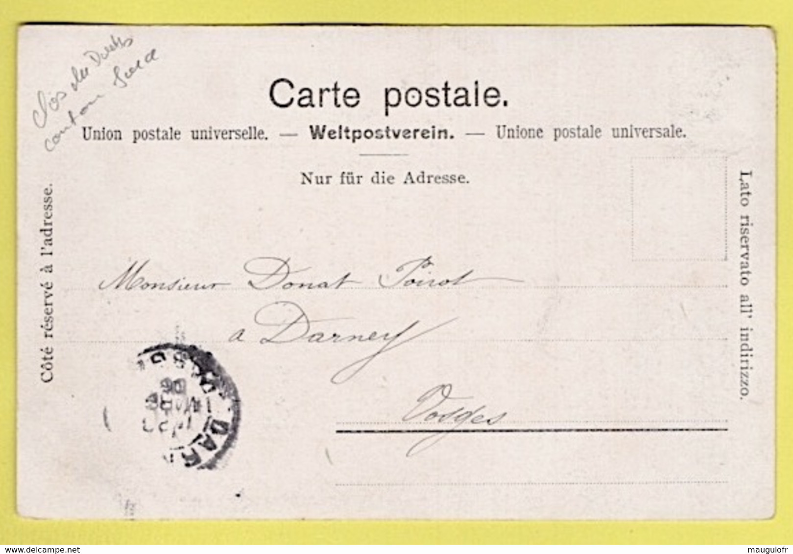 SUISSE / CANTON DU JURA / CLOS DU DOUBS / ST-URSANNE / VUE GENERALE / 1906 - Saint-Ursanne