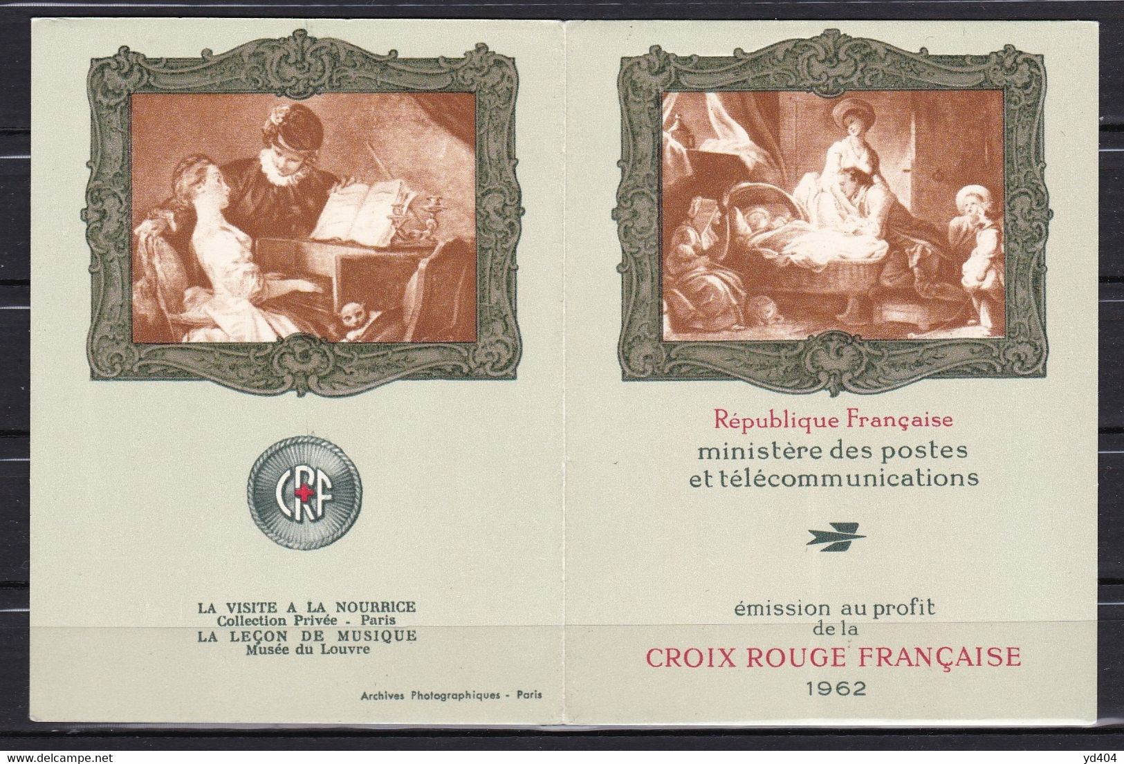 FR4410 - FRANCE - CARNETS CROIX-ROUGE - 1962 - Y&T # 2011 MNH 45 € - Croix Rouge