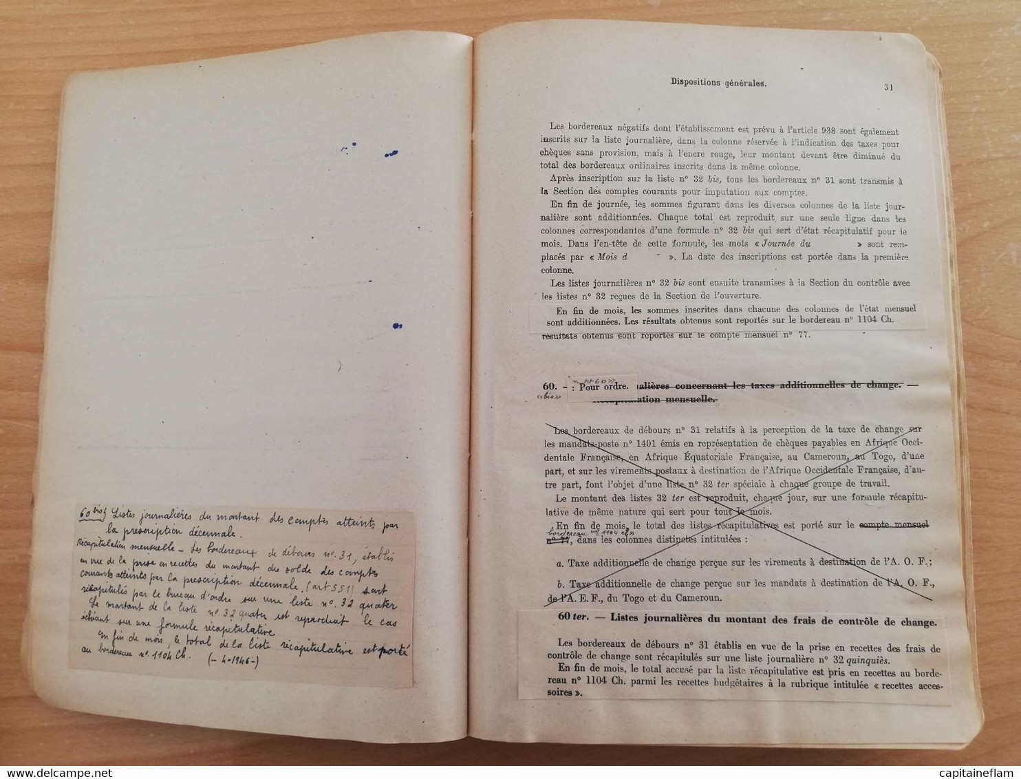 L113 - 1943 Instruction à L'usage Des Chèques Postaux Tome I N°110 PTT - Postal Administrations