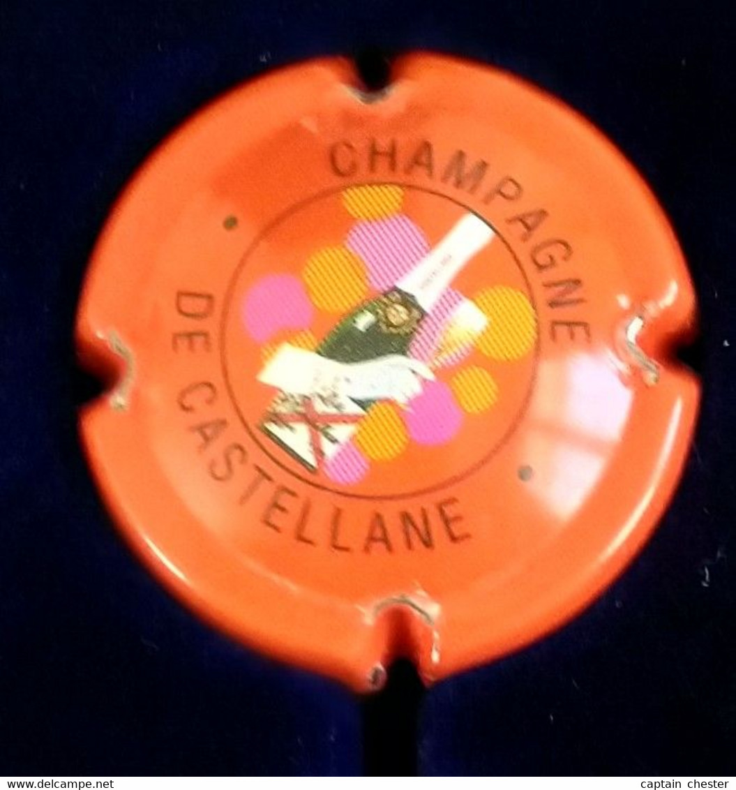 PLAQUE DE MUSELET DE CHAMPAGNE " DE CASTELLANE N° 39 " - De Castellane