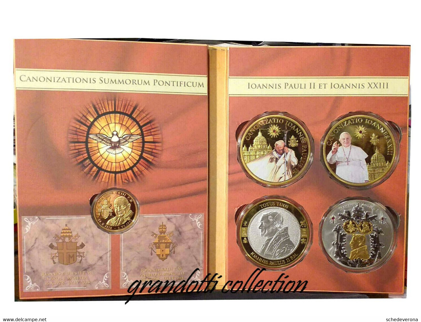 CANONIZZAZIONE PAPA GIOVANNI XXIII E GIOVANNI PAOLO II SERIE MEDAGLIE SET PROOF - Royaux/De Noblesse