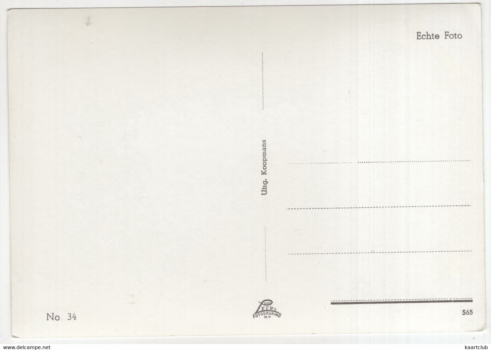 Hengelo (Ov), Twentse Boerderij - (Nederland/Holland) - (Uitg. Koopmans, No. 34) - Hengelo (Ov)