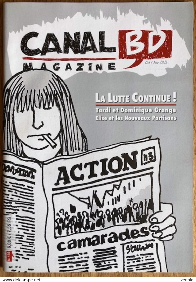 Canal Bd N° 139 - Oct. 2021 - Tardi - CANAL BD Magazine