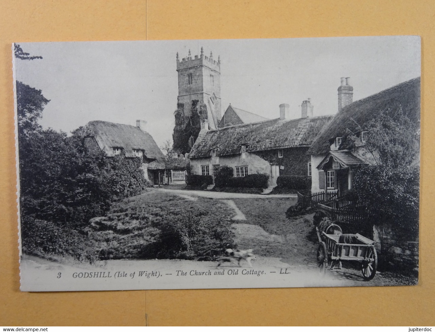 Godshill (Isle Of Wight) The Church And Old Cottage - Other & Unclassified