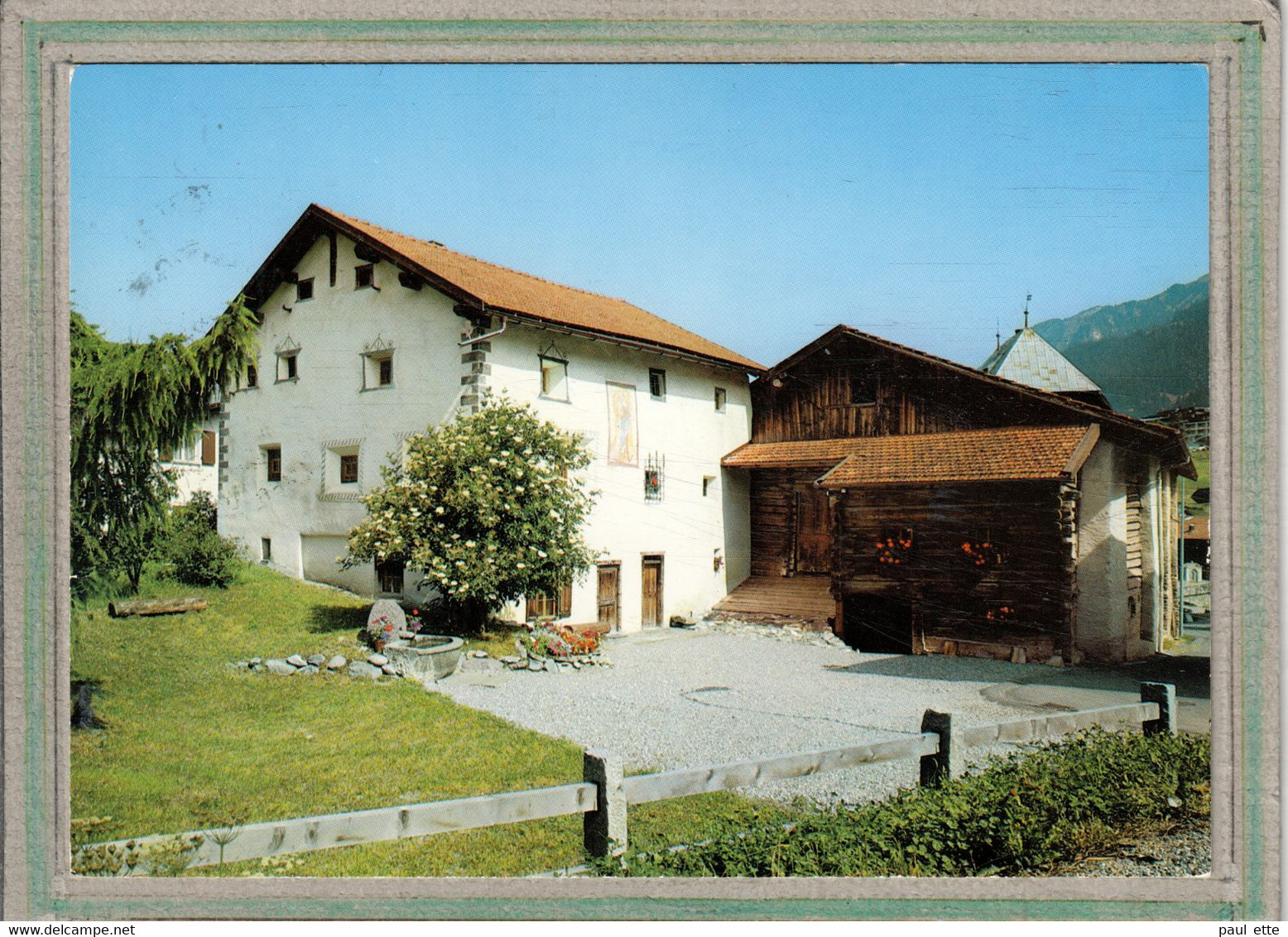 CPSM  - (Suisse-GR Grisons) - SAVOGNIN - Oberhalbsteiner Bauernhof Aus Dem 17. Jahrhundert - Savognin