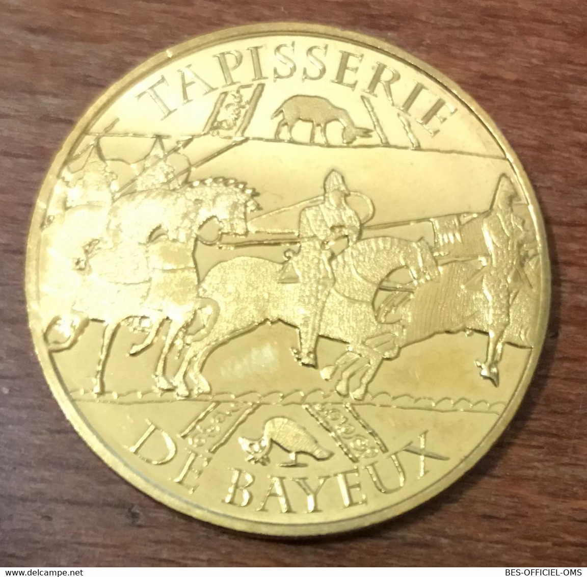 14 BAYEUX TAPISSERIE LES CHEVAUX MDP 2019 MÉDAILLE SOUVENIR MONNAIE DE PARIS JETON TOURISTIQUE MEDALS TOKENS COINS - 2019