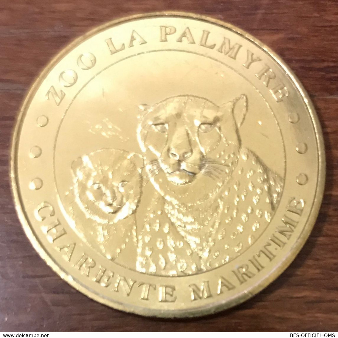 17 ZOO LA PALMYRE LES GUÉPARDS MDP 2017 MÉDAILLE SOUVENIR MONNAIE DE PARIS JETON TOURISTIQUE MEDALS COINS TOKENS - 2017