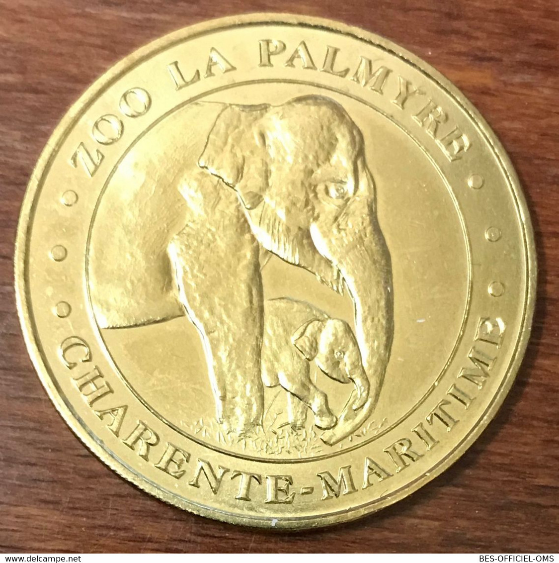 17 ZOO LA PALMYRE L'ÉLÉPHANT MDP 2019 MÉDAILLE SOUVENIR MONNAIE DE PARIS JETON TOURISTIQUE MEDALS COINS TOKENS - 2019