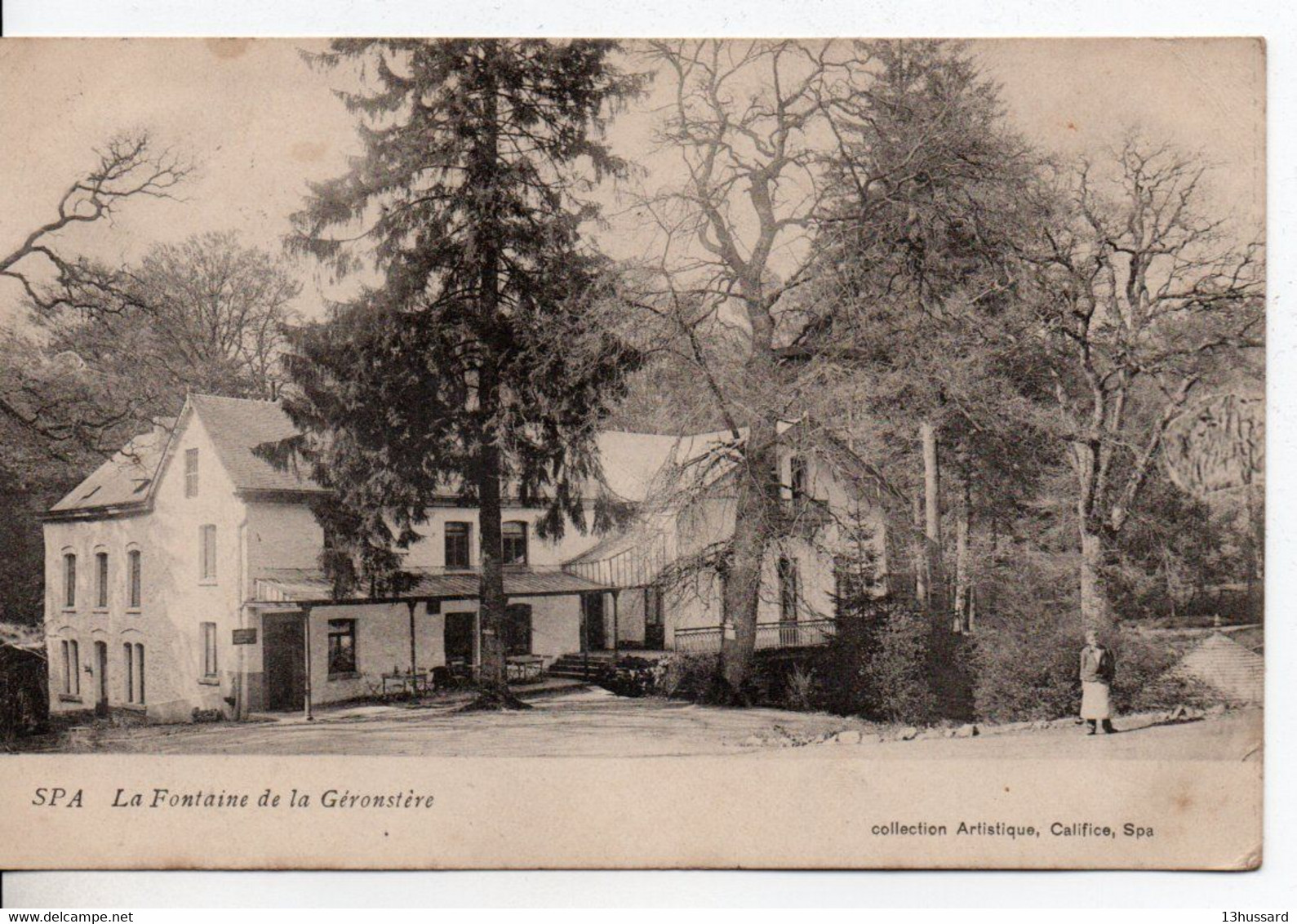 Carte Postale Ancienne Spa - La Fontaine De La Géronstrère - Spa