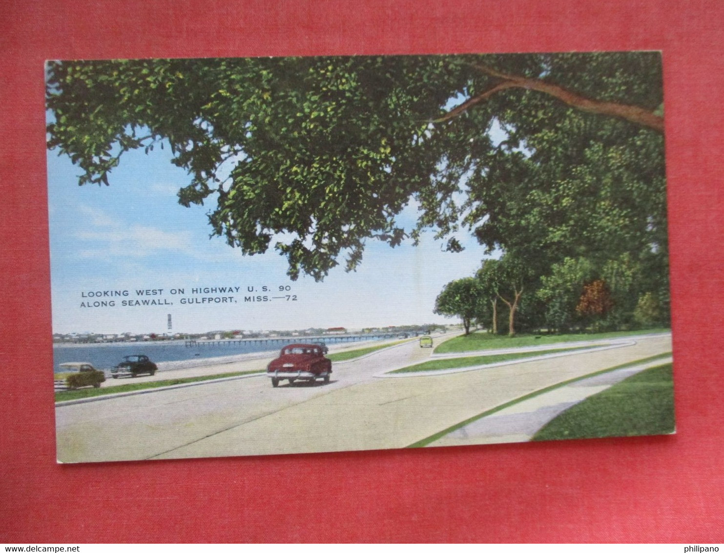 Highway 90 Along Seawall. Gulfport.  Mississippi   Ref 5935 - Autres & Non Classés