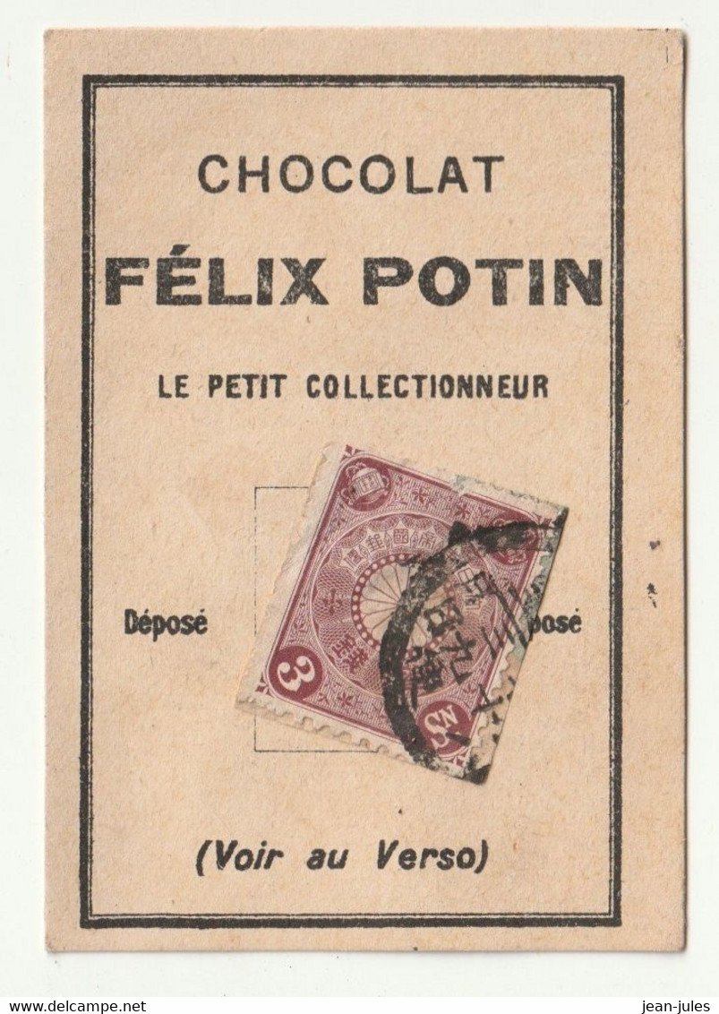 Félix Potin - Chocolat - Le Petit Collectionneur - Timbre Poste 7 - Chocolat