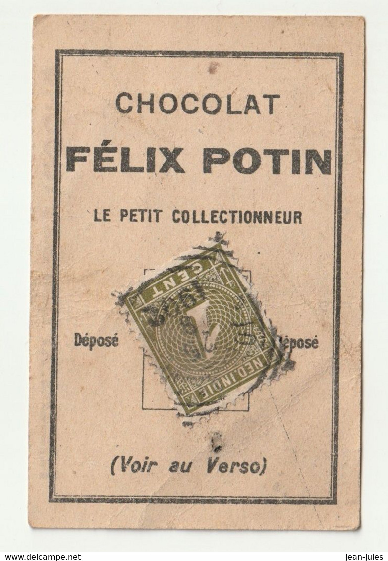 Félix Potin - Chocolat - Le Petit Collectionneur - Timbre Poste 8 - Chocolat