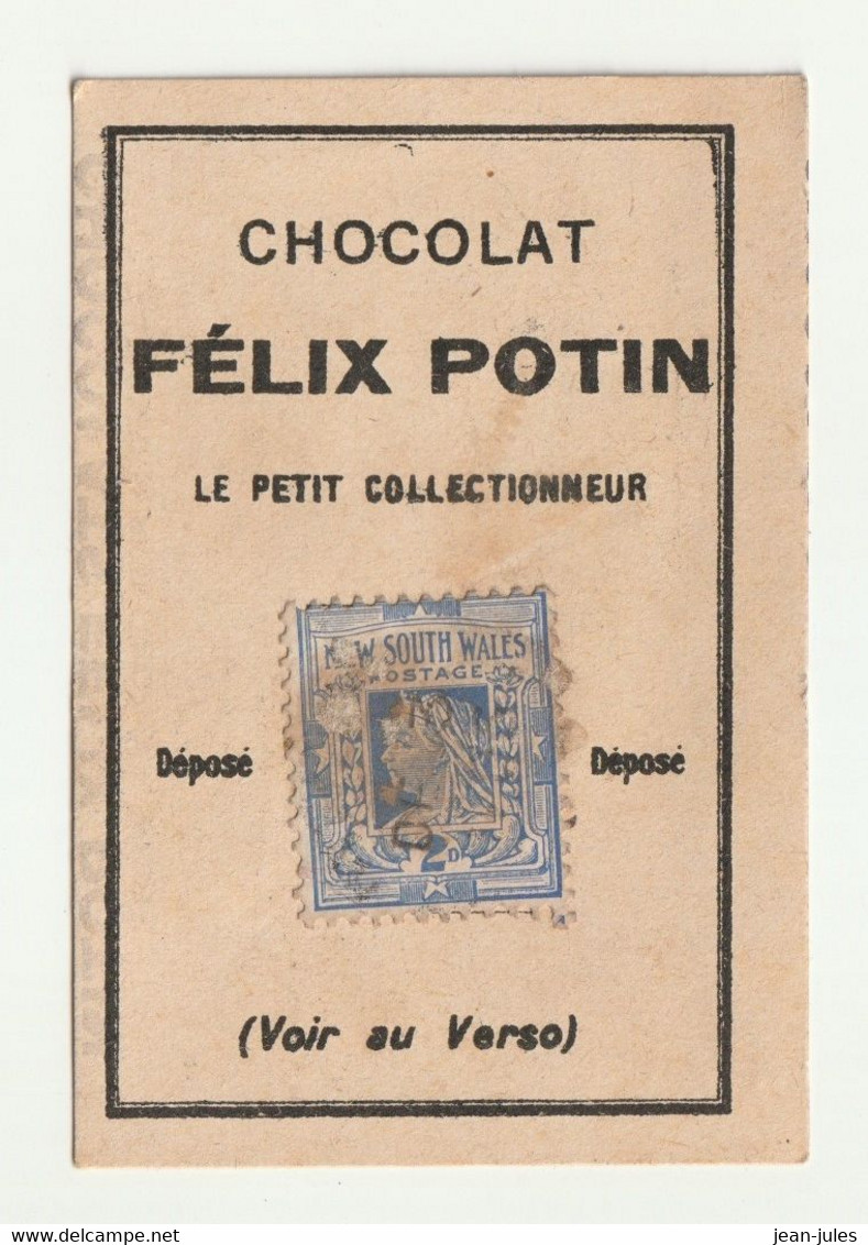 Félix Potin - Chocolat - Le Petit Collectionneur - Timbre Poste 8 - Chocolat