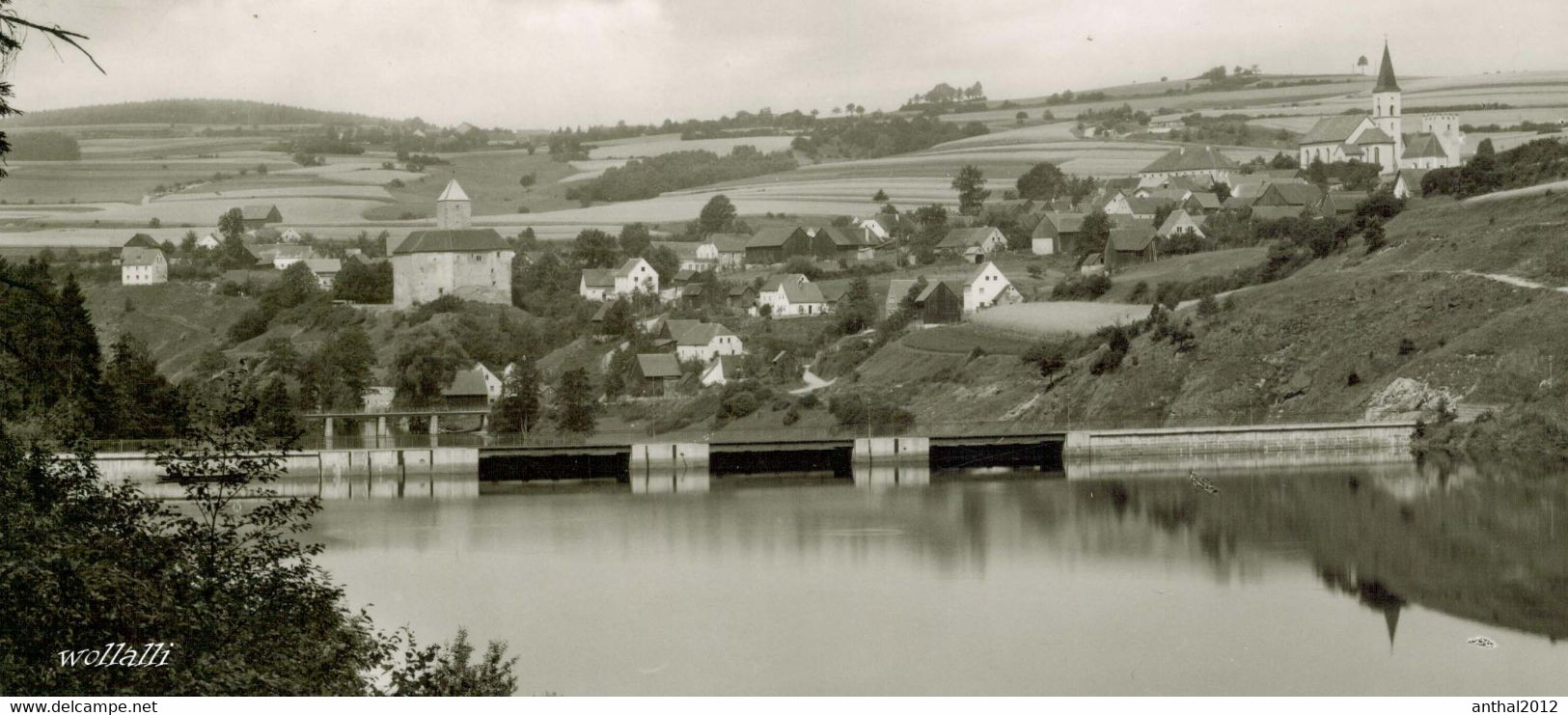 Rar Wohnhäuser Brücke Staumauer Trausnitz I.T. Schwandorf Ca. 1962 Studio Löwenhag - Schwandorf