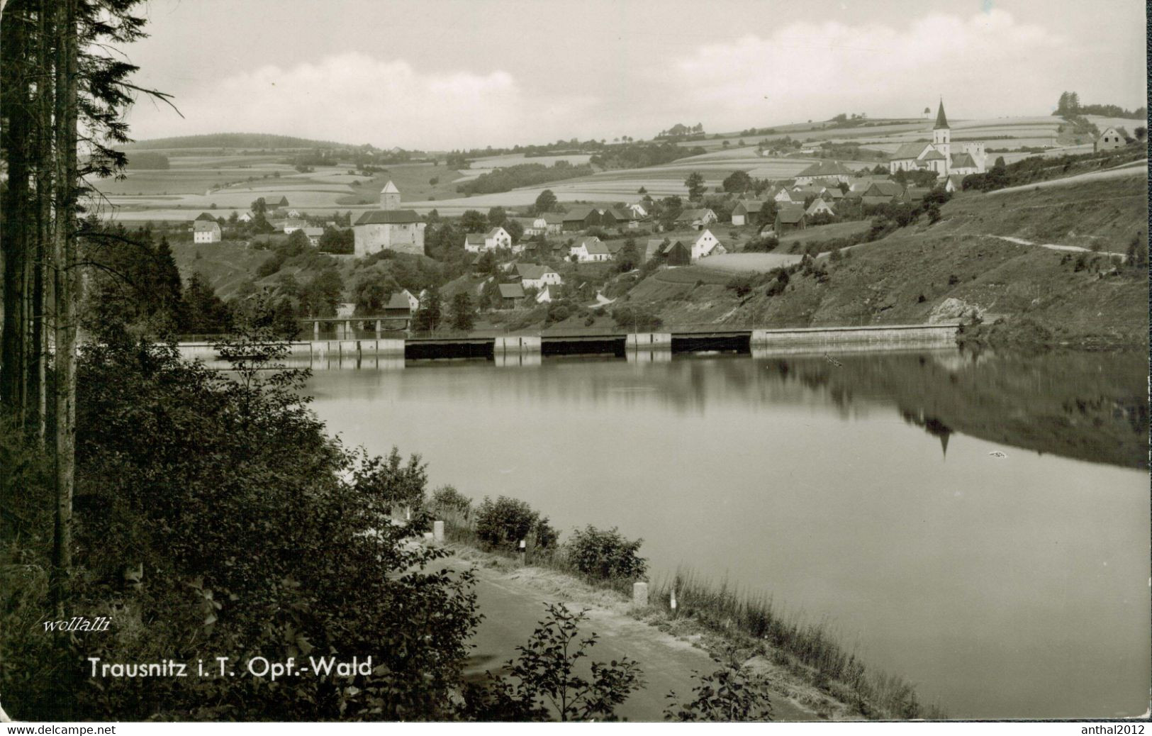 Rar Wohnhäuser Brücke Staumauer Trausnitz I.T. Schwandorf Ca. 1962 Studio Löwenhag - Schwandorf