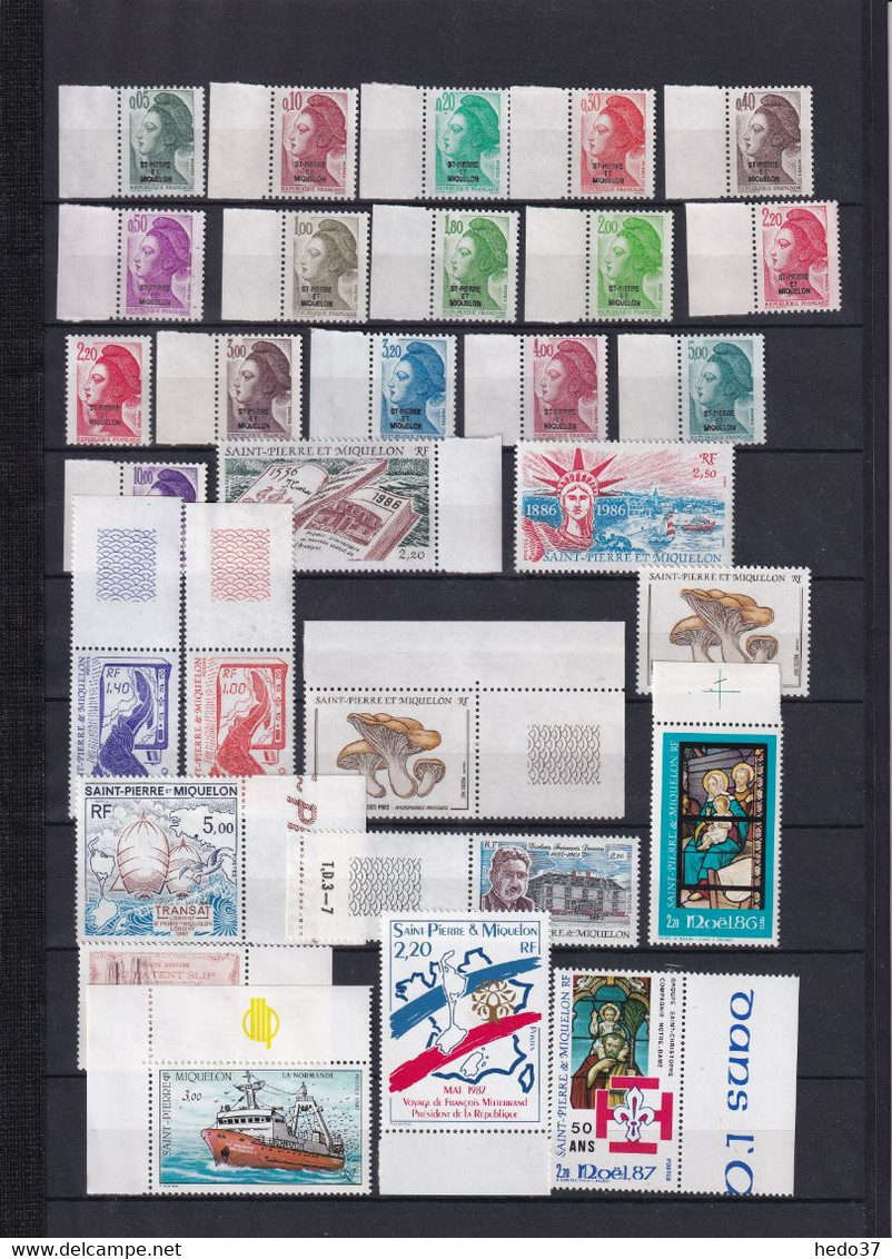 St Pierre Et Miquelon Collection - Timbres Neufs ** Sans Charnière - TB - Collections, Lots & Series