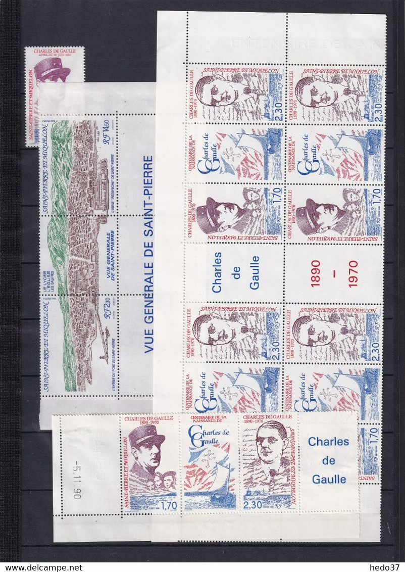 St Pierre Et Miquelon Collection - Timbres Neufs ** Sans Charnière - TB - Collections, Lots & Séries