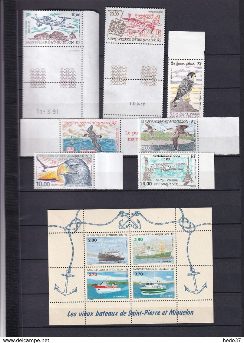 St Pierre et Miquelon Collection - Timbres neufs ** sans charnière - TB