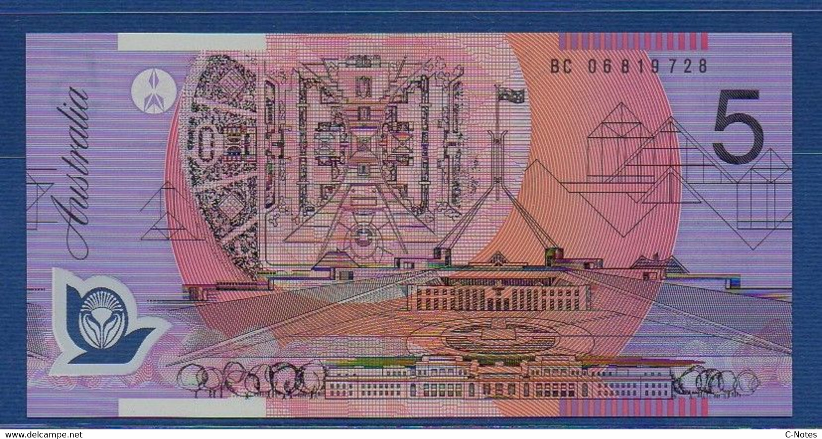 AUSTRALIA - P.57d - 5 Dollars 2006 UNC Serie BC 06 819728 - 2005-... (Polymer)