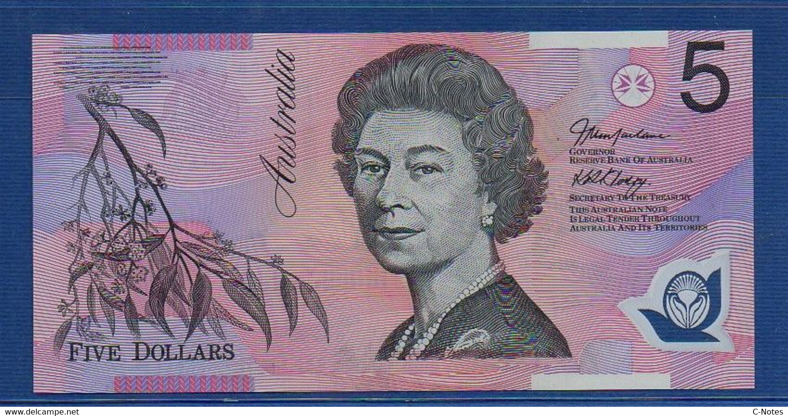 AUSTRALIA - P.57b - 5 Dollars 2003 UNC Serie CB 03 809979 - 2001-2003 (billetes De Polímero)