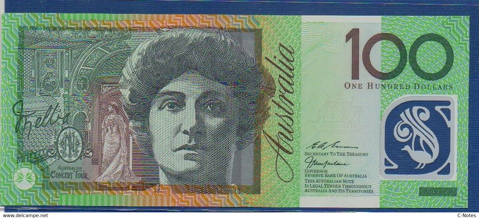 AUSTRALIA - P.55b - 100 Dollars 1999 UNC, Serie GH 99 050272 - 1992-2001 (polymer Notes)