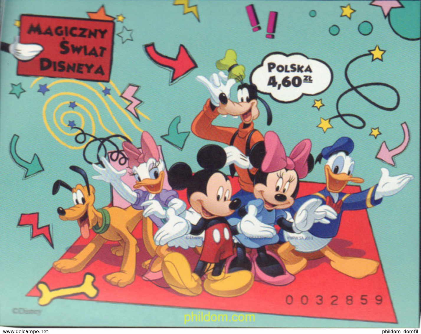 353461 MNH POLONIA 2013 EL MUNDO DE WALT DISNEY - Ohne Zuordnung