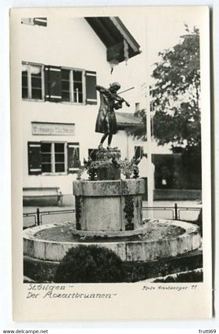 AK 115319 AUSTRIA - St. Gilgen - Der Mozartbrunnen - St. Gilgen