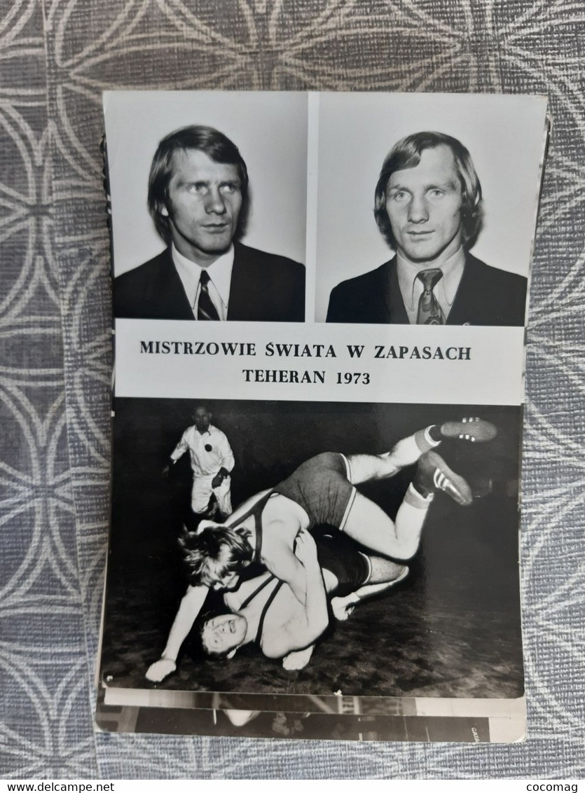 POLOGNE  LUTTE MISTRZOWIE SWIATA W ZAPASACH TEHERAN 1973 - Wrestling