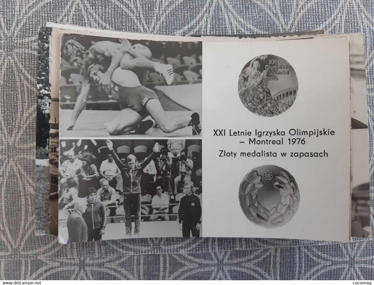 POLOGNE  LUTTE KAZIMIERZ LIPIEN JEUX OLYMPIQUE DE MONTREAL 1976 - Worstelen