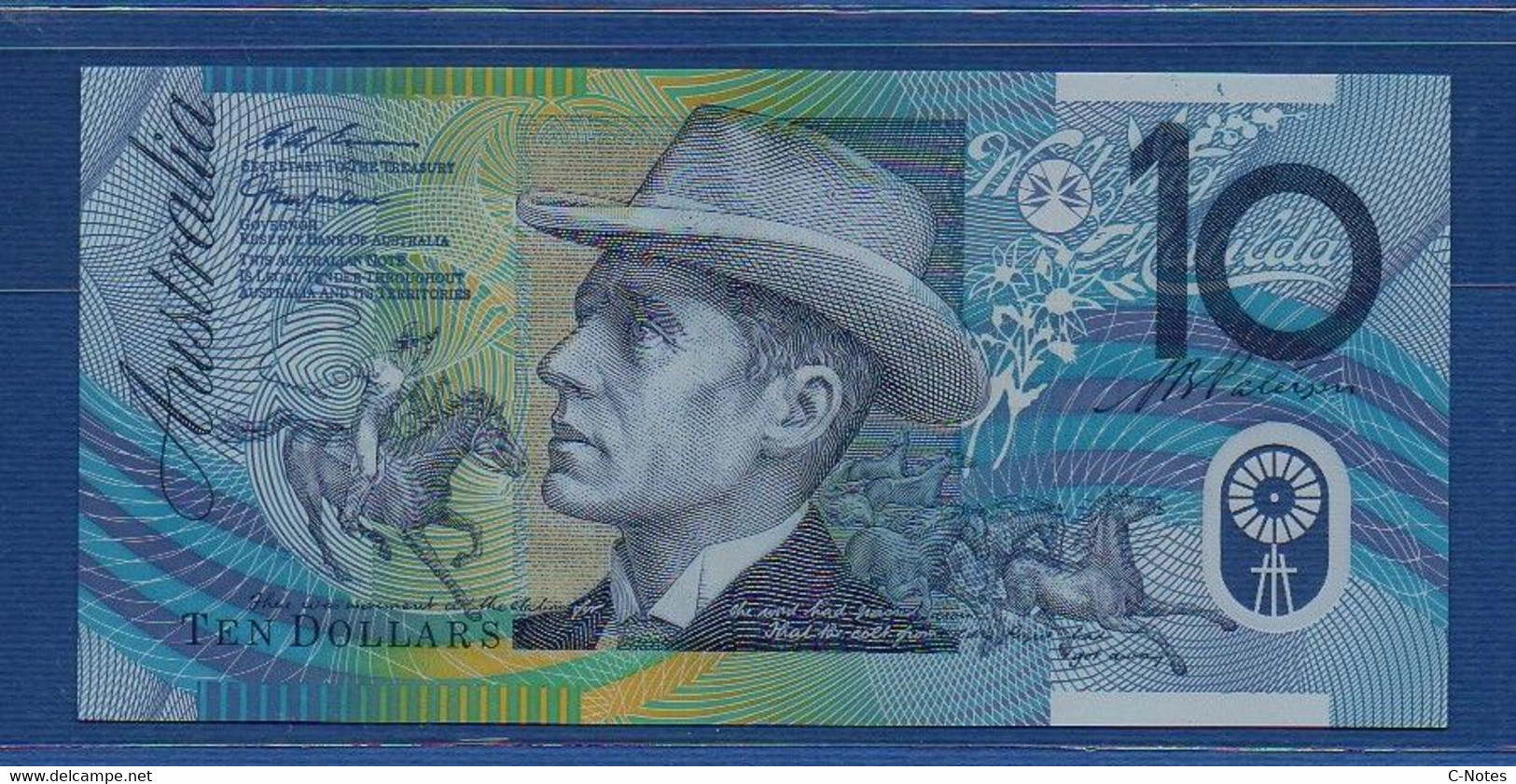 AUSTRALIA - P.52b - 10 Dollars 1998 XF/AU, Serie CK 98 714345 - 1992-2001 (kunststoffgeldscheine)