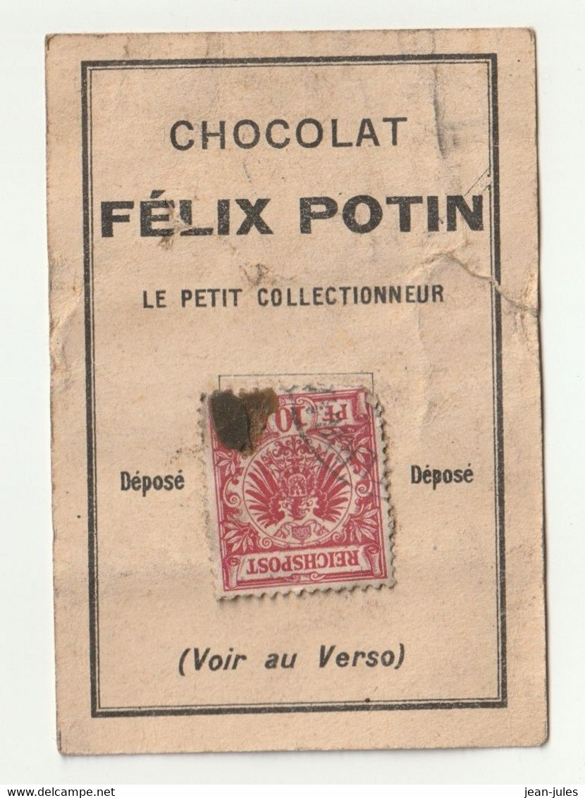 Félix Potin - Chocolat - Le Petit Collectionneur - Timbre Poste 18 - Chocolat